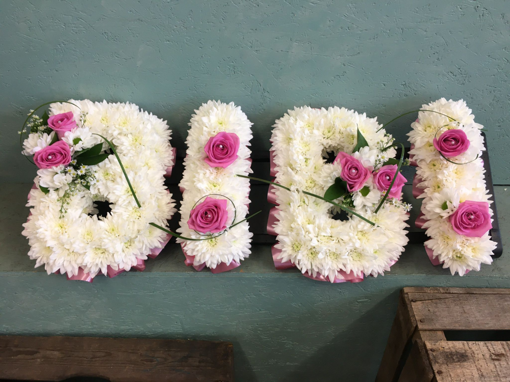 Personalised Pink Letter Tribute
