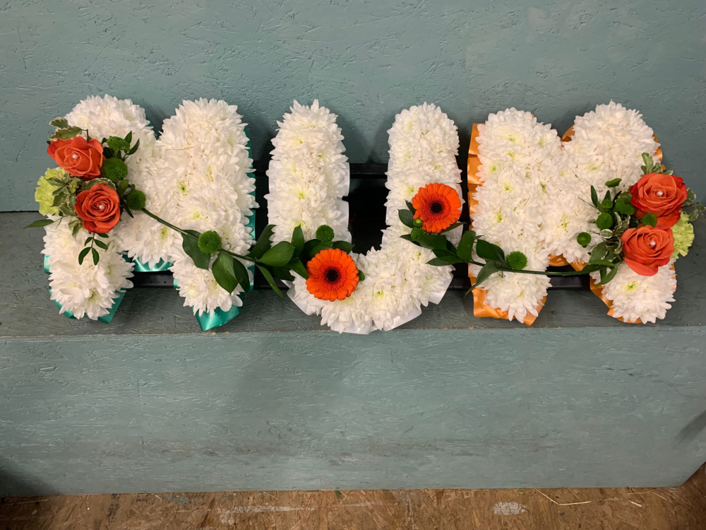 Orange Mum Letter Tribute