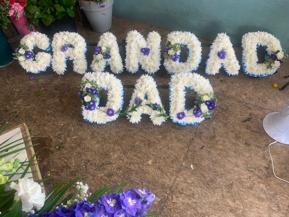 Blue & White Letter Tribute